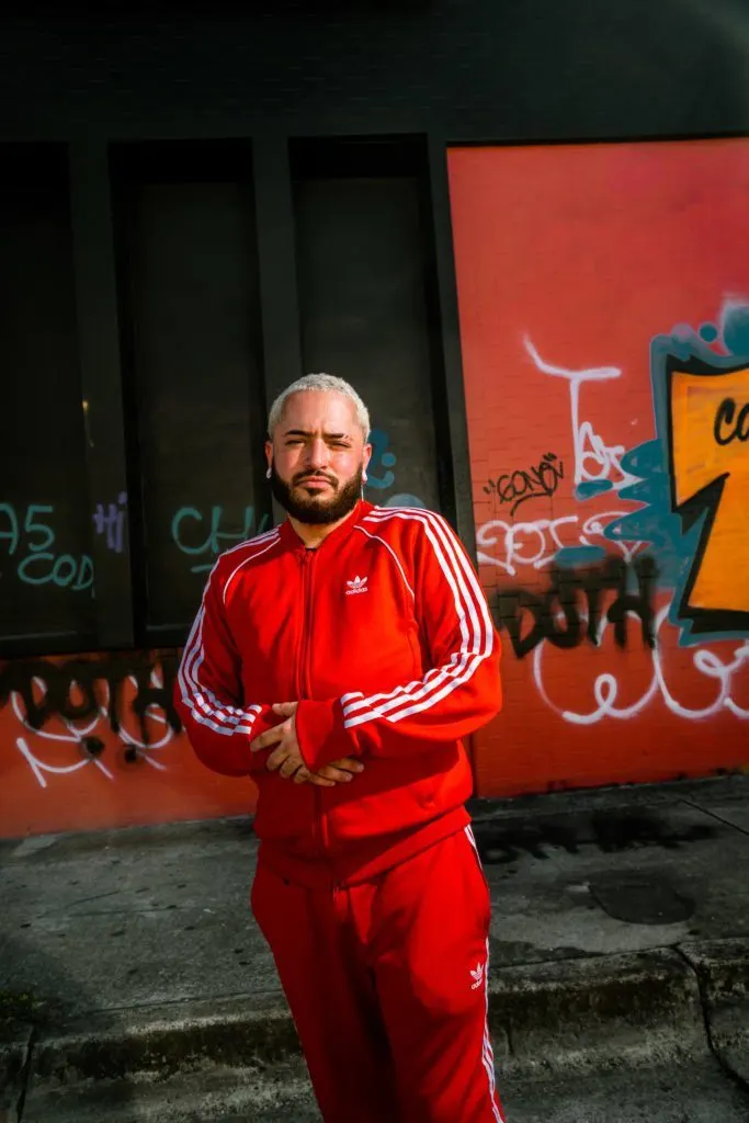 Street-style fashion portrait