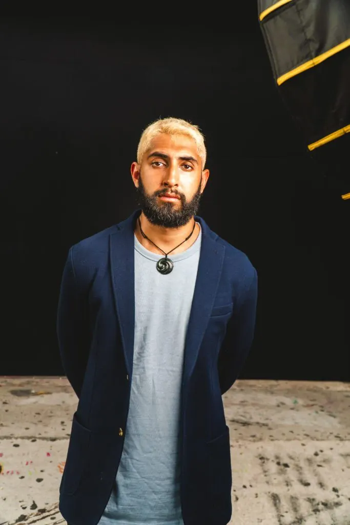Modern mens fashion portrait